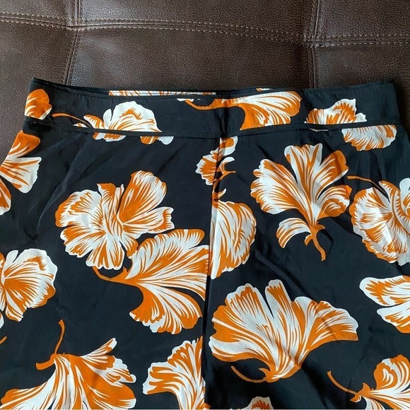 İPEKYOL High Waist floral Woman Trousers size US 10 - Picture 4 of 10